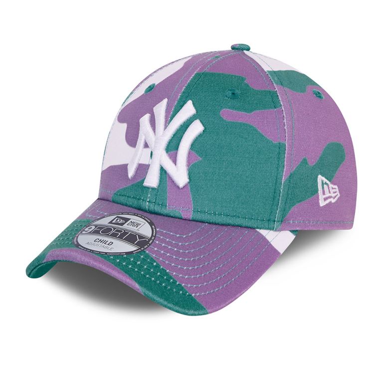 Gorras New Era 9forty Azules - New York Yankees Pack Kids Turquoise 23896PMAB